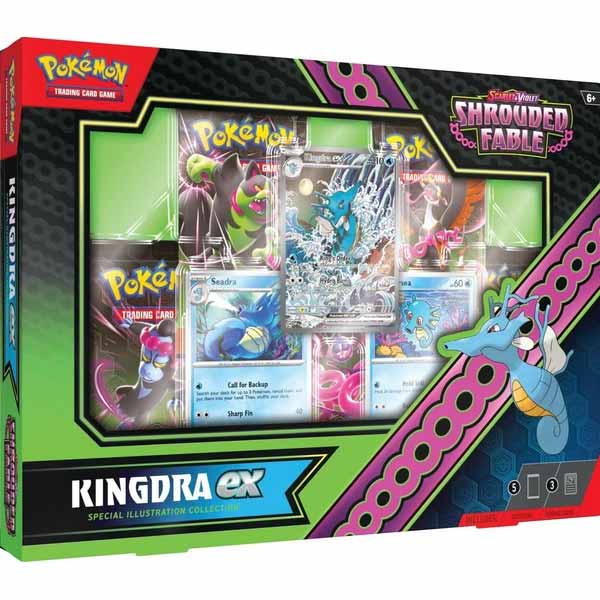 Kártyajáték Pokémon TCG: Scarlet & Violet Shrouded Fable Kingdra ex Special Illustration Collection (Pokémon)Gyűjthető kártyák > V & V Star & V Max Box