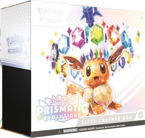 Kártyajáték TCG: Scarlet & Violet Prismatic Evolutions Elite Trainer Box (Pokémon)Gyűjthető kártyák > Elite Trainers Box