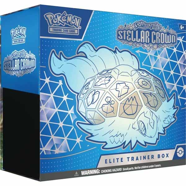 Kártyajáték TCG: Scarlet & Violet Stellar Crown Elite Trainer Box (Pokémon)Gyűjthető kártyák > Elite Trainers Box