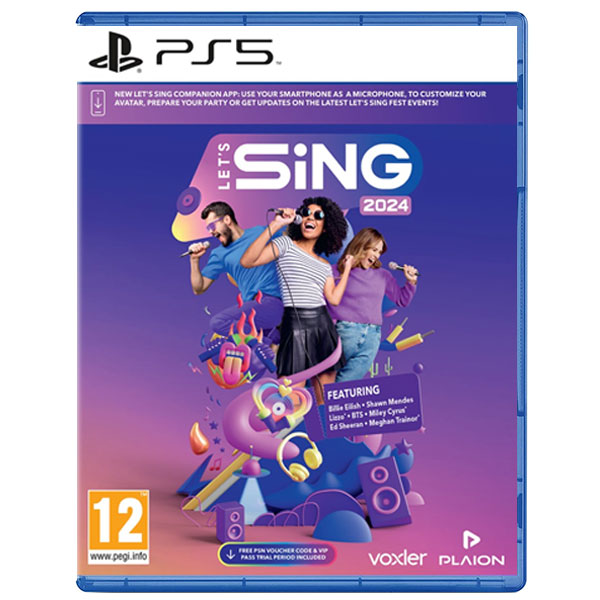 Let’s Sing 2024 mikrofon nélkül - PS5PlayStation 5 játékok > Zene és tánc