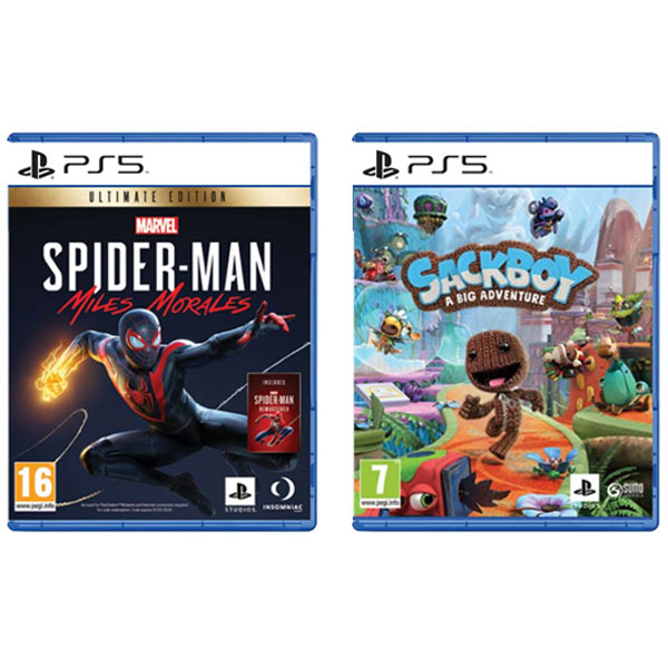 Marvel’s Spider-Man: Miles Morales (Ultimate Kiadás) HU + Sackboy: A Big Adventure HU - PS5PlayStation 5 játékok > Kaland