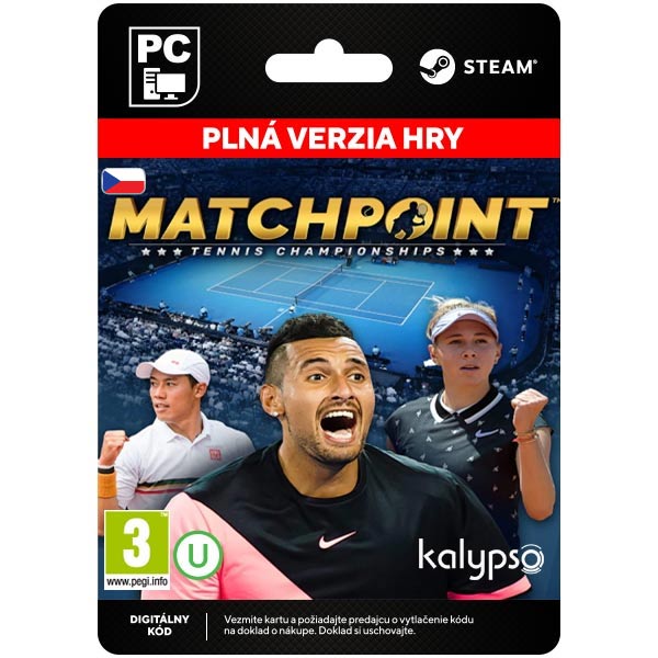 Matchpoint: Tennis Championships [Steam] - PCCD-Kulcsok > Sport játékok