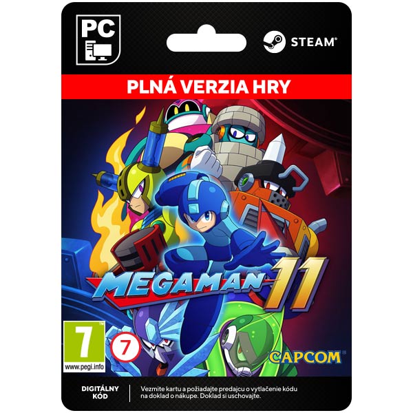 Mega Man 11 [Steam] - PCCD-Kulcsok > Akciójátékok