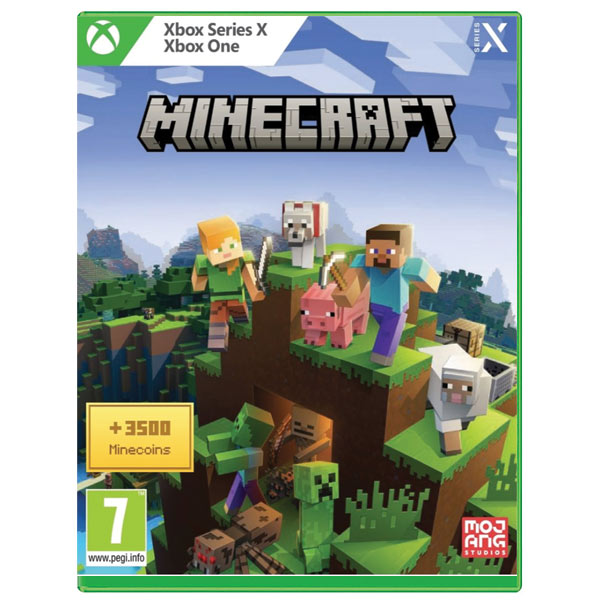 Minecraft + 3500 Minecoins - XBOX Series XXbox One játékok > Arkád