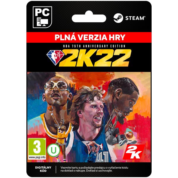 NBA 2K22 (75th Anniversary Kiadás) [Steam] - PCCD-Kulcsok > Sport játékok