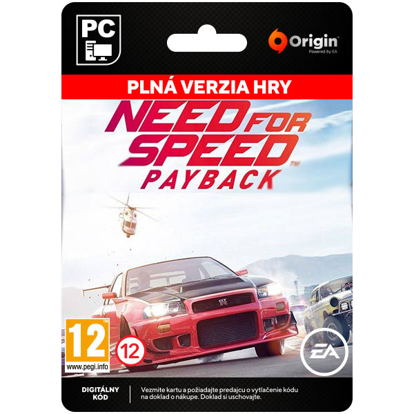 Need for Speed: Payback [Origin] - PCCD-Kulcsok > Verseny játékok