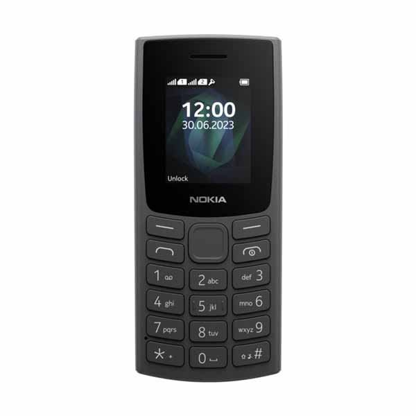 Nokia 105 2G Dual Sim 2023 feketeMobiltelefonok > Nyomógombos