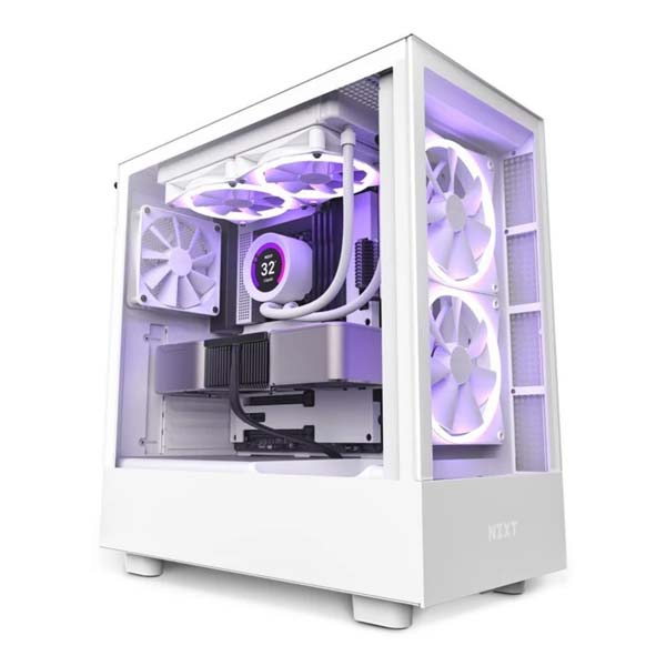 NZXT H5 Elite Matte FehérPC ház és tápegység > Házak