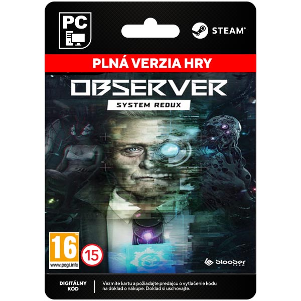 Observer: System Redux Steam] - PCCD-Kulcsok > Kaland