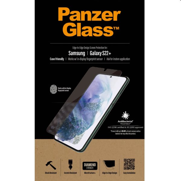 Védőüveg PanzerGlass Case Friendly AB for Samsung Galaxy S22 PlusVédelem > Védőüvegek és fóliák