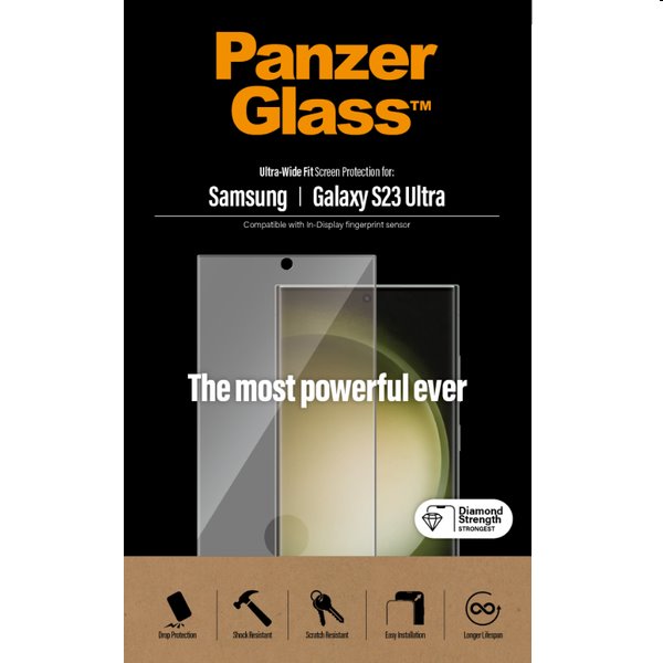 PanzerGlass UWF AB FP védőüveg Samsung Galaxy S23 Ultra számáraVédelem > Védőüvegek és fóliák