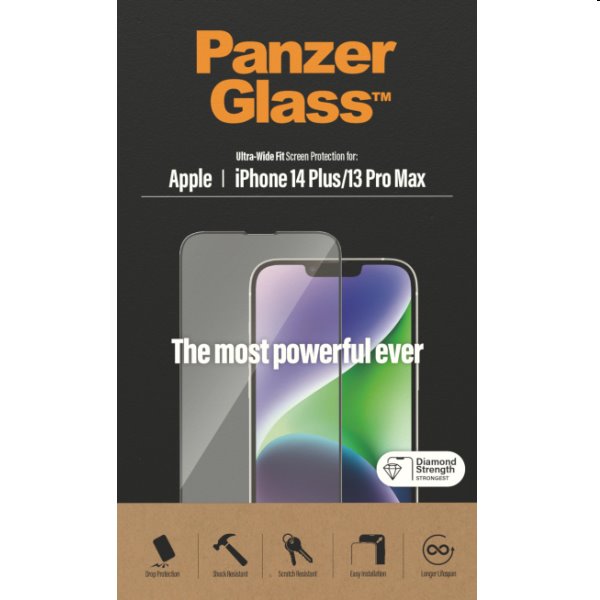 Védőüveg PanzerGlass UWF AB for Apple iPhone 14 Plus/13 Pro Max