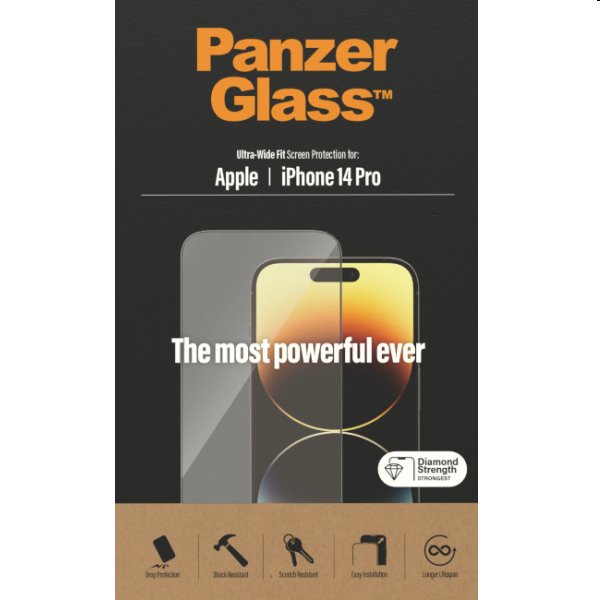 Védőüveg PanzerGlass UWF AB for Apple iPhone 14 Pro