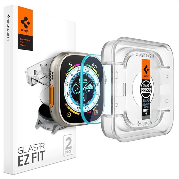 Spigen EZ Fit védőüveg Apple Watch Ultra 2/Ultra 49mm számára