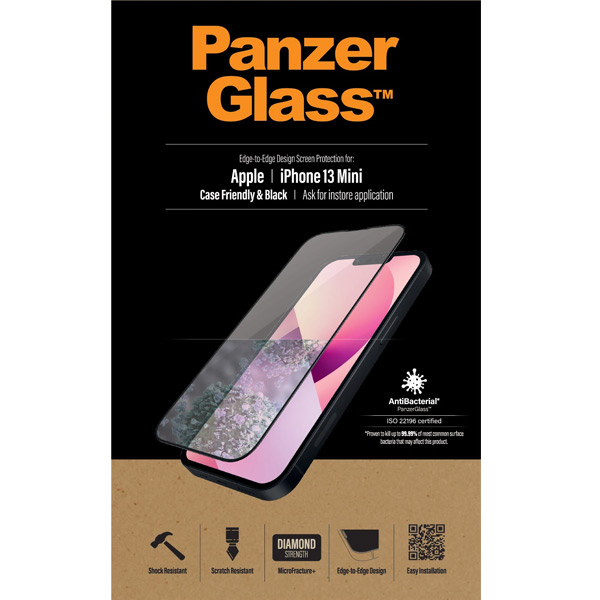 Temperált védőüveg PanzerGlass Case Friendly  Apple iPhone 13 Mini