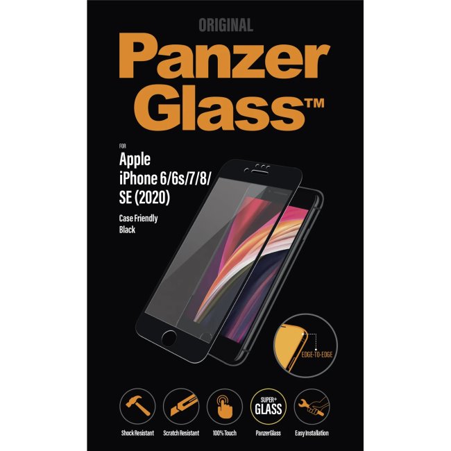 Temperált védőüveg PanzerGlass Case Friendly for Apple iPhone SE 20/SE 22/8/7/6s/6