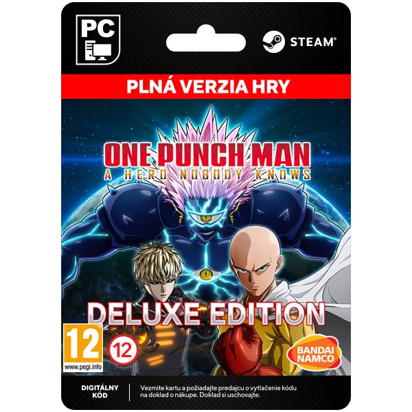 One Punch Man: A Hero Nobody Knows (Deluxe Kiadás) [Steam] - PCCD-Kulcsok > Akciójátékok