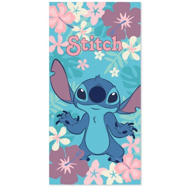 Törölköző Stitch Flowers (Disney)