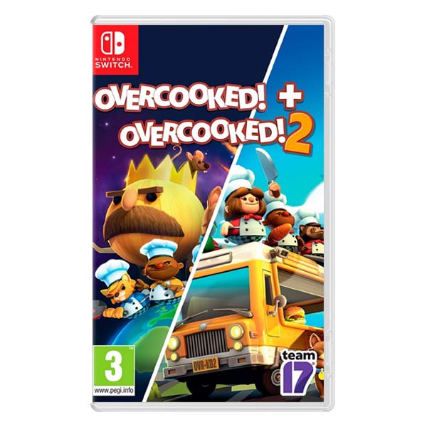 Overcooked! + Overcooked! 2 - SwitchNintendo Switch játékok > Switch Bazár