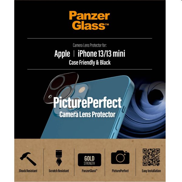 PanzerGlass védőtok fényképezőgép lencséjére for Apple iPhone 13/13 miniVédelem > Védőüvegek és fóliák