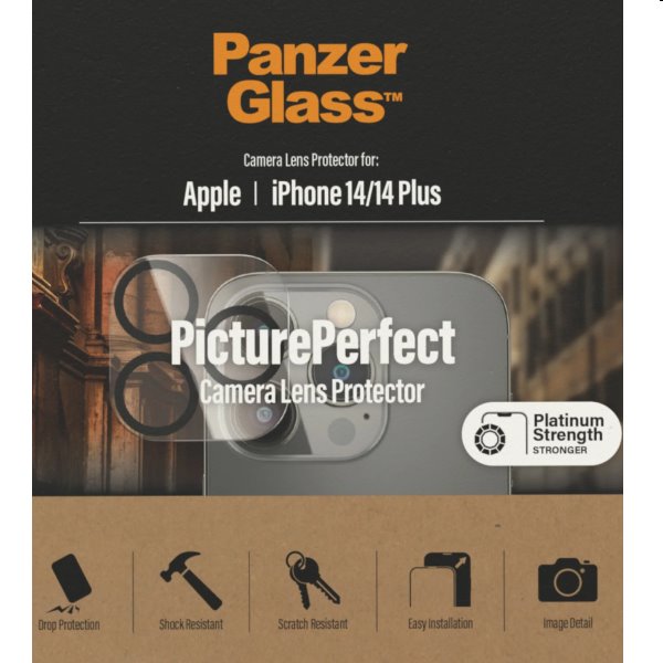 PanzerGlass védőtok fényképezőgép lencséjére for Apple iPhone 14/14 PlusVédelem > Védőüvegek és fóliák