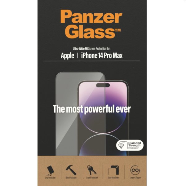 Védőüveg PanzerGlass UWF AB for Apple iPhone 14 Pro Max