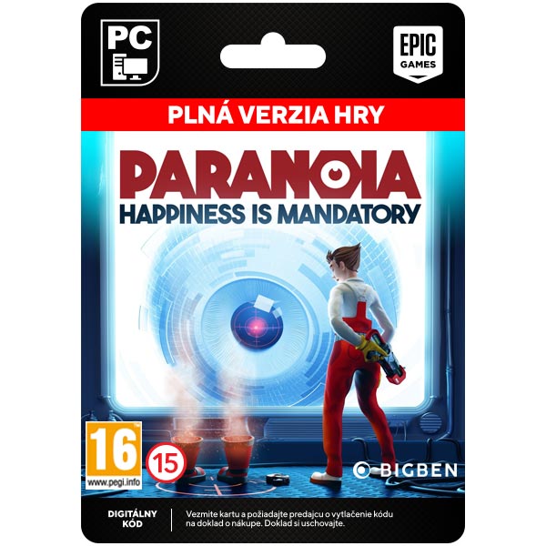 Paranoia: Happiness is Mandatory [Epic Store] - PCCD-Kulcsok > RPG