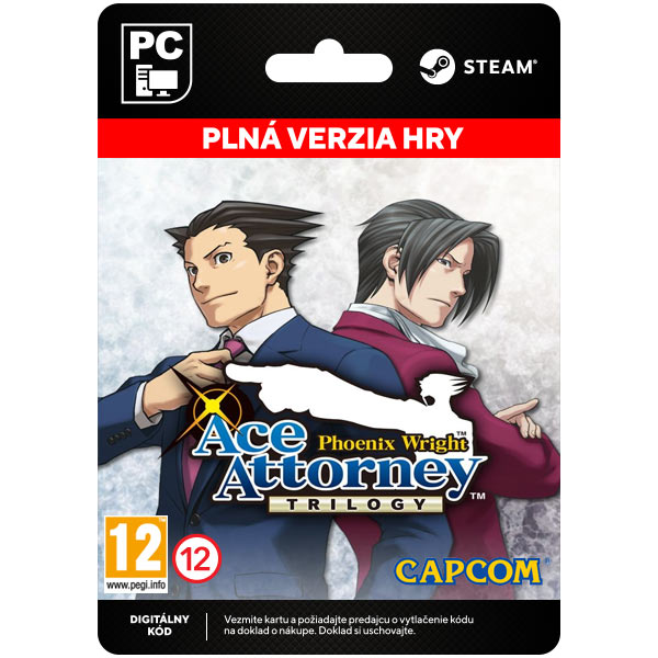 Phoenix Wright: Ace Attorney Trilogy [Steam] - PCPC játékok > CD-Kulcsok