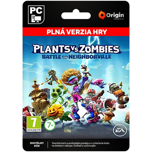 Plants vs. Zombies: Battle for Neighborville [Origin] - PCCD-Kulcsok > Akciójátékok