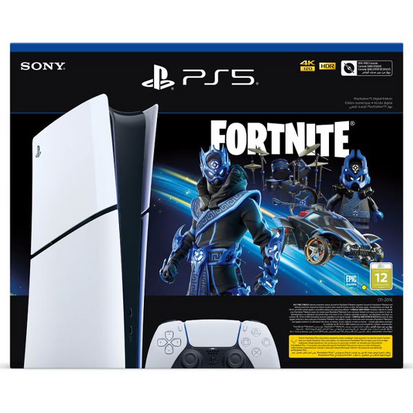 PlayStation 5 Digital (Model Slim Fortnite Cobalt Star Bundle)PlayStation 5 > PlayStation 5 konzolok