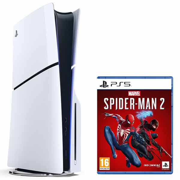 PlayStation 5 (Model Slim) + Marvel’s Spider-Man 2 HUPlayStation 5 > PlayStation 5 konzolok