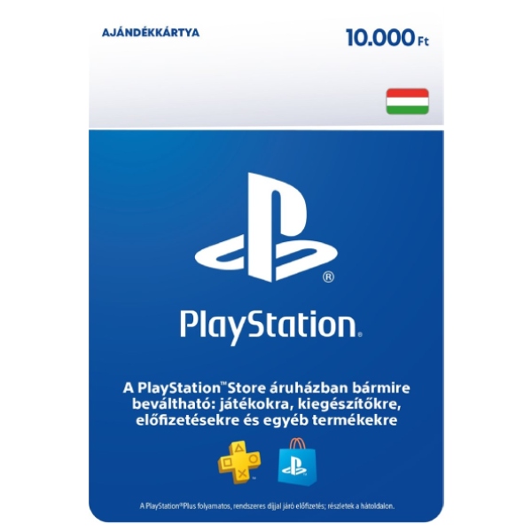 PlayStation Store ajándékkártya 10000 FtPlayStation 5 > PlayStation digital