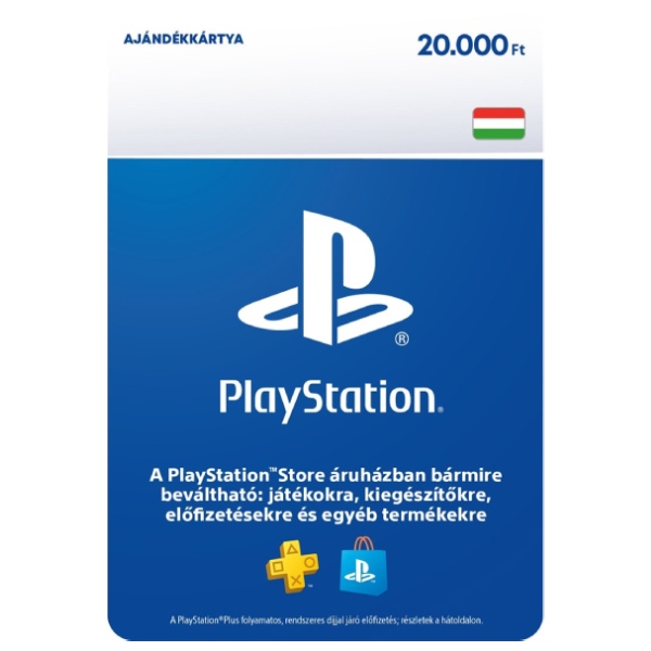 PlayStation Store ajándékkártya 20000 FtPlayStation 5 > PlayStation digital