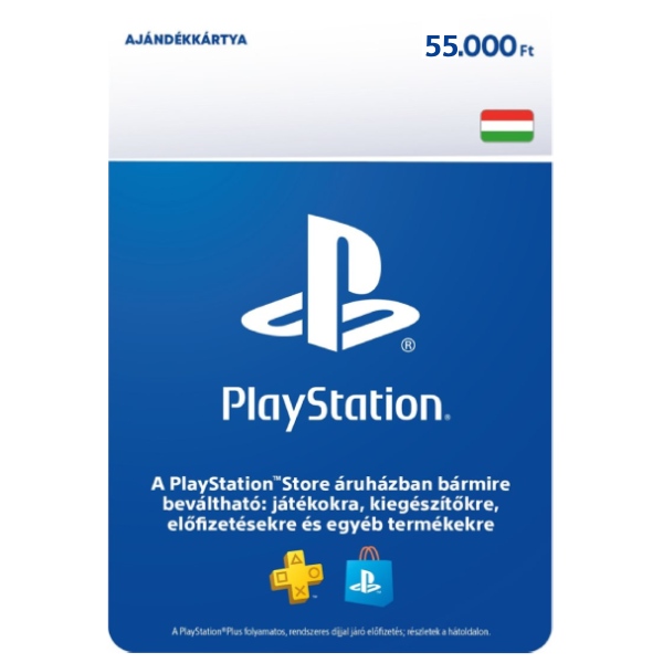 PlayStation Store ajándékkártya 55000 FtPlayStation 5 > PlayStation digital