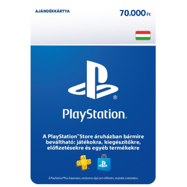 PlayStation Store ajándékkártya 70000 FtPlayStation 5 > PlayStation digital