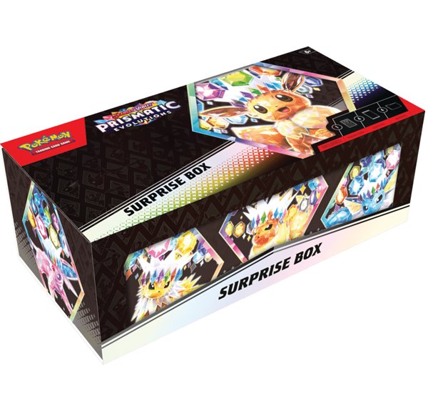 Pokémon TCG: Scarlet & Violet Prismatic Evolutions Surprise Box (Pokémon)Gyűjthető kártyák > V & V Star & V Max Box