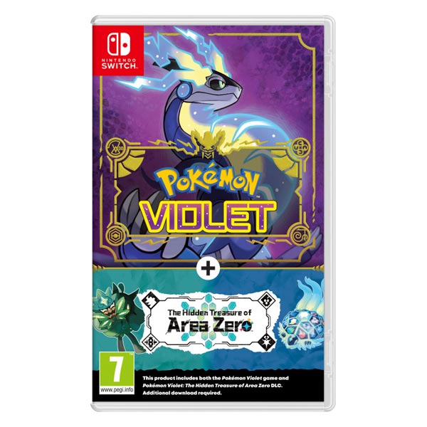 Pokémon Violet + Area Zero DLC - SwitchPlayStation 3 játékok > Kaland