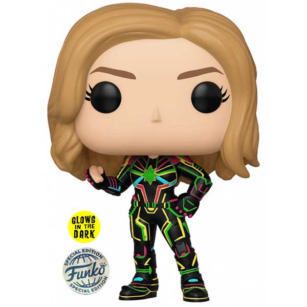 POP! Captain Marvel (Marvel) Special Kiadás (Glows in The Dark) figuraFunko POP > Special & Limited Edition