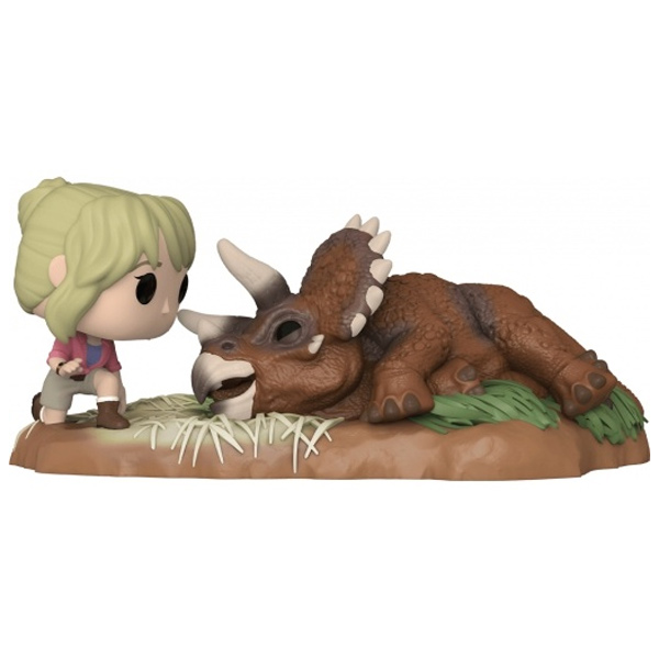 POP! Moments Dr. Sattler & Triceratops Special Edition (Jurassic Park)Funko POP > Rides & Towns & Moments