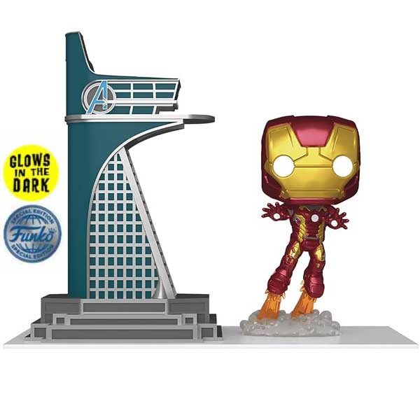 POP! The Infinity Saga: Avengers Tower & Iron Man Special Kiadás (Glows in the Dark)Funko POP > Special & Limited Edition