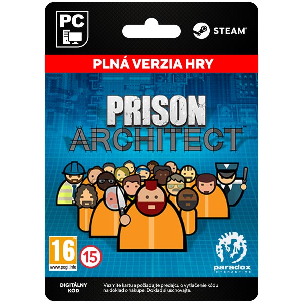 Prison Architect Aficionado [Steam] - PCCD-Kulcsok > Stratégiai játékok