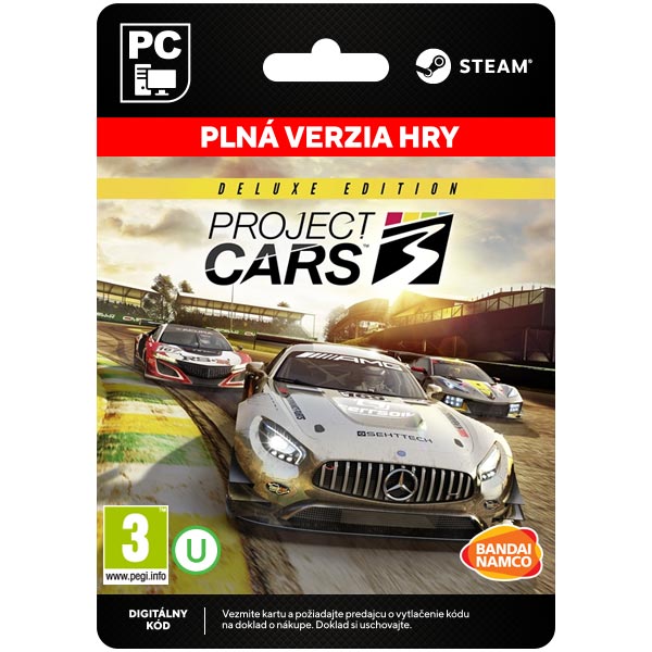 Project CARS 3 (Deluxe Kiadás) [Steam] - PCCD-Kulcsok > Verseny játékok