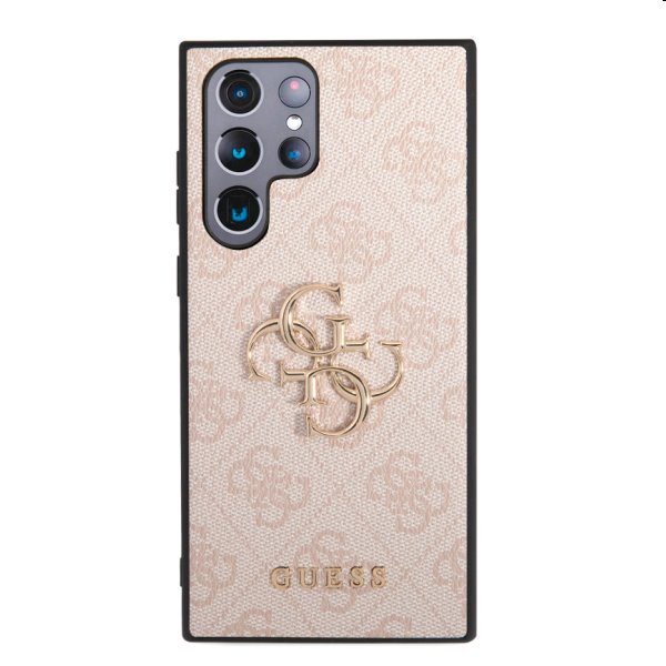 Tok Guess PU 4G Metal Logo for Samsung Galaxy S23 Ultra