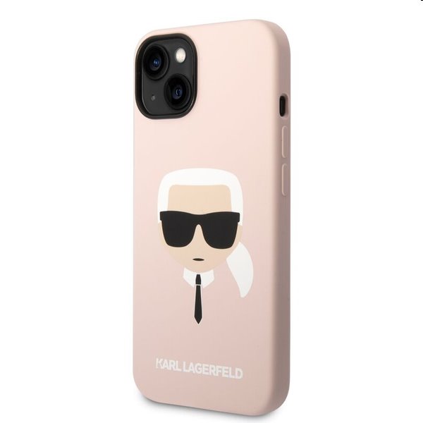 Karl Lagerfeld MagSafe Liquid Silicone Karl Head tok Apple iPhone 14 számára