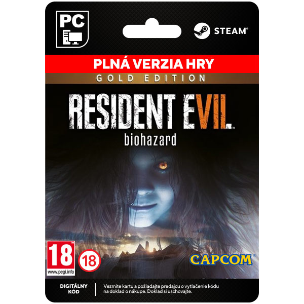 Resident Evil 7: Biohazard (Gold Kiadás) [Steam] - PCCD-Kulcsok > Akciójátékok