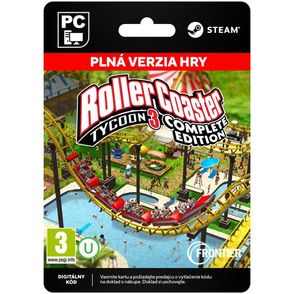 Rollecoaster Tycoon 3 (Complete Kiadás) [Steam] - PCCD-Kulcsok > Verseny játékok