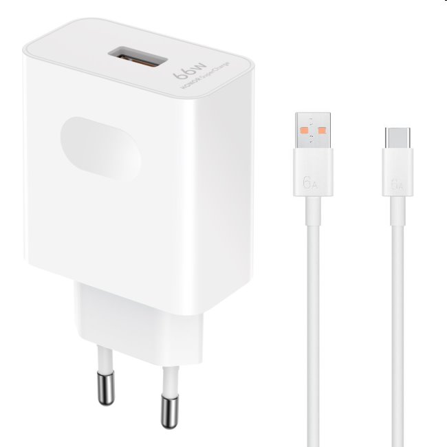 Gyorstöltő Honor SuperCharge 66W USB-C kábellel