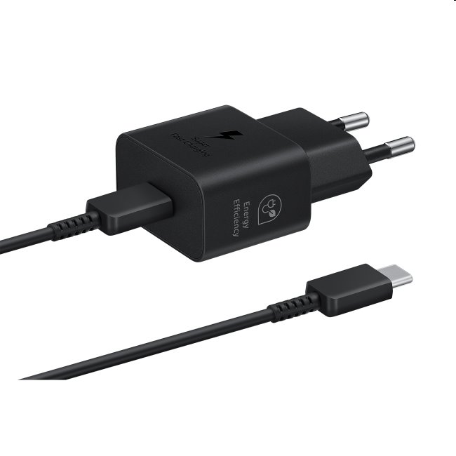 Gyorstöltő Samsung 25W USB-C kábellel