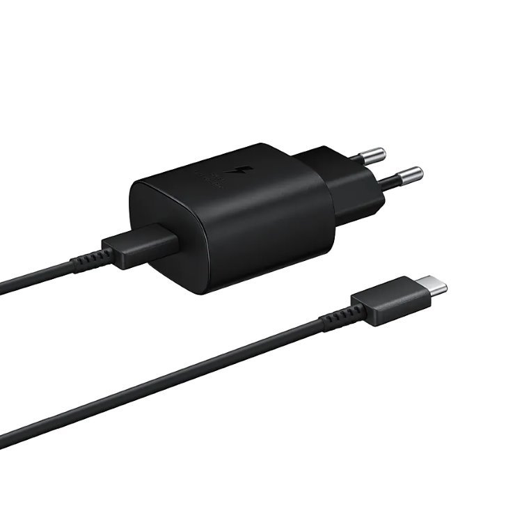 Gyorstöltő Samsung 25W USB-C kábellel