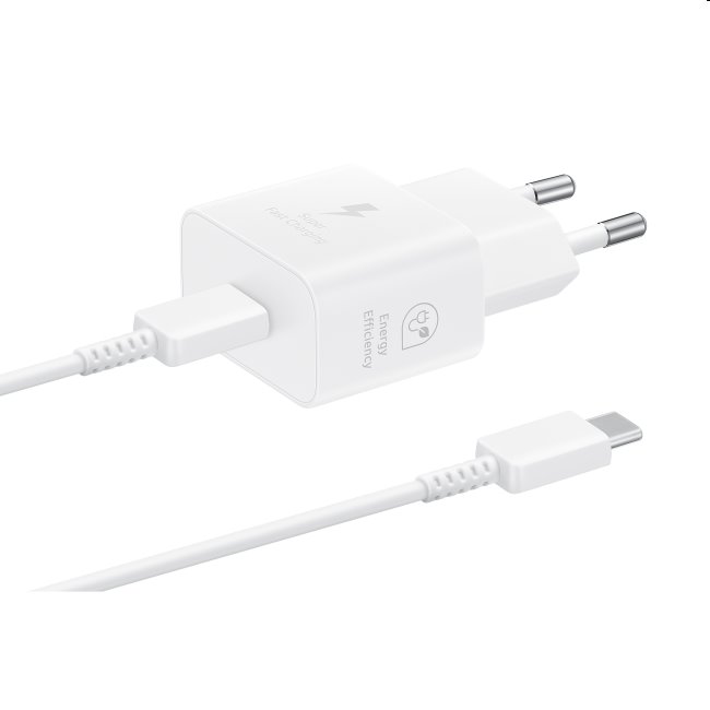 Gyorstöltő Samsung 25W USB-C kábellel